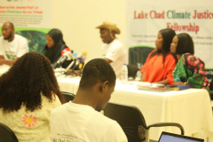 Media Representative at the  Press Release  and briefing of the Lake Chad Climate Justice Youth Fellowship launch
