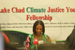 Press Release  and briefing of the Lake Chad Climate Justice Youth Fellowship launch