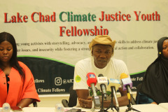 Press Release  and briefing of the Lake Chad Climate Justice Youth Fellowship launch